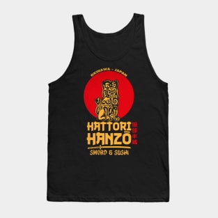 Hattori Hanzo Sword e Sushi Tank Top